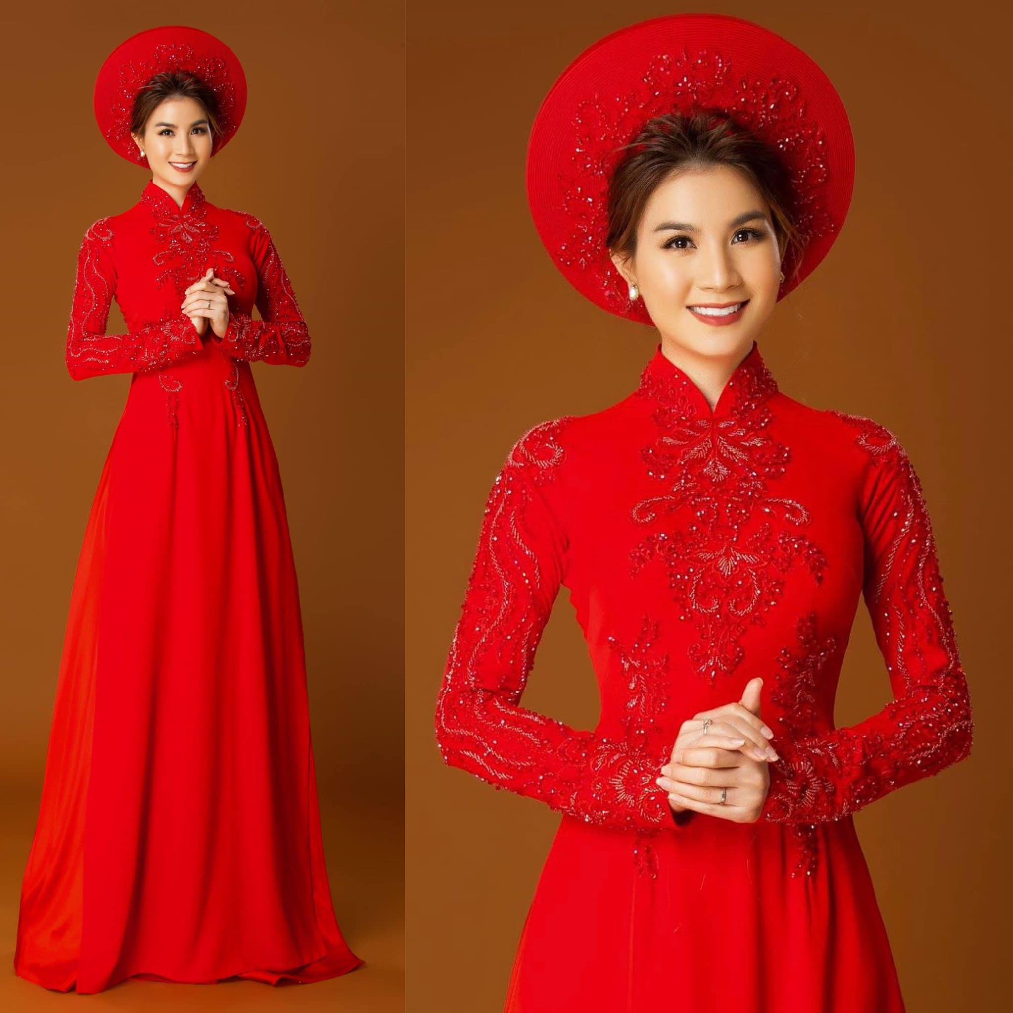 Bộ sưu tập mẫu áo dài cưới đẹp nhất hiện nay